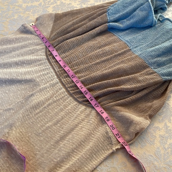 Free People “Storm Clouds” knit weave pullover top - Picture 13 of 13